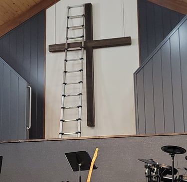 American Painting Specialist Fort Wayne Indiana, painting at Church of Christ, Auburn, Indiana.