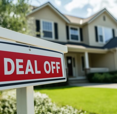 Deal Off sign in front of a Catonsville House