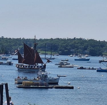 A ship during Windjammer days