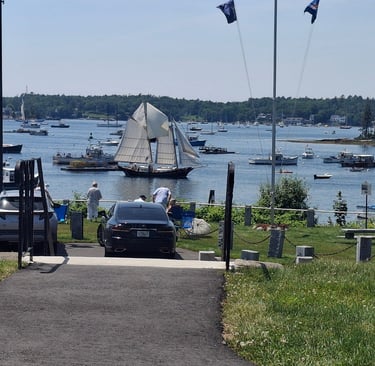 A ship during Windjammer days