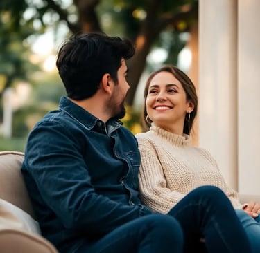 Imagem representativa de um casal em um momento de conexão, simbolizando a importância de fortalecer