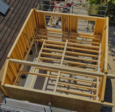 maison bois et plancher bois