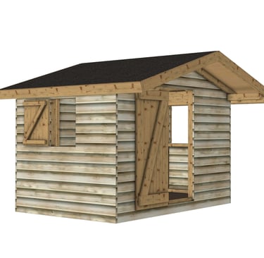 Plan pour cabane d'enfant en bois