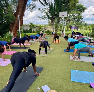 part of Surya namaskar Ashwa Sanchalanasana (Equestrian Pose)