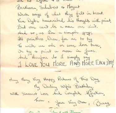 Benny's Letter to Vera 1948