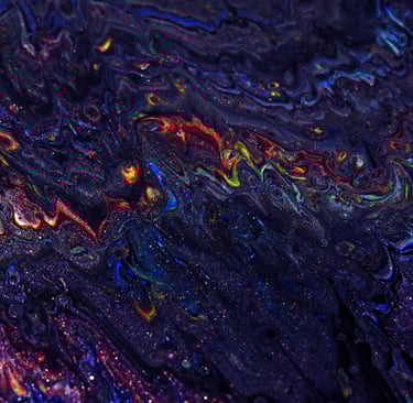 background image - mized colored glitters swirled on a surface