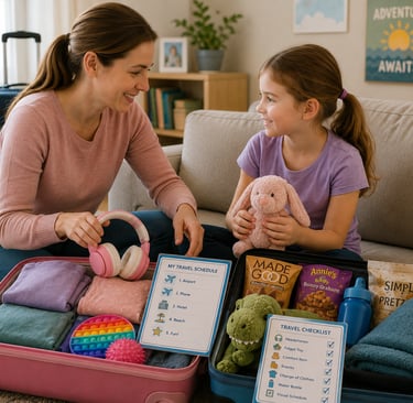 travel anxiety neurodiverse kids