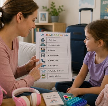 travel anxiety neurodiverse kids