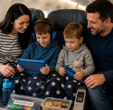 Managing flight anxiety for autistic children