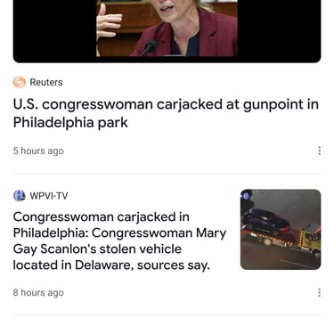 Google News listing on Congresswoman Scanlon.