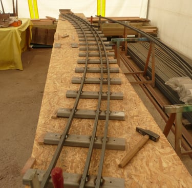 Atelier de fabrication des voies