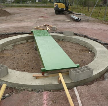 Mise en place du pont