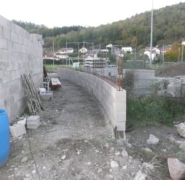 Montage des murs