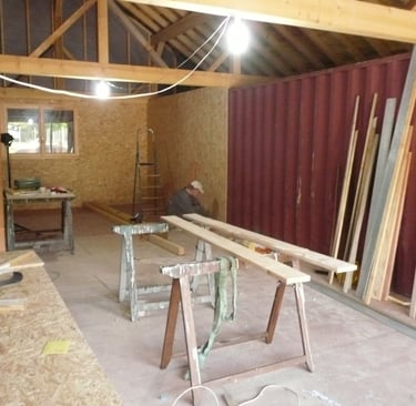Aménagement de l'atelier