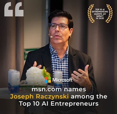 Joseph Raczynski Davos Speaker AI Expert
