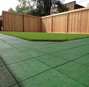 Placa de borracha 50x50cm 15mm 11mm 20mm verde fabrica de piso de borracha