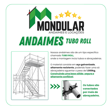 MONDULAR andaimes Araxá