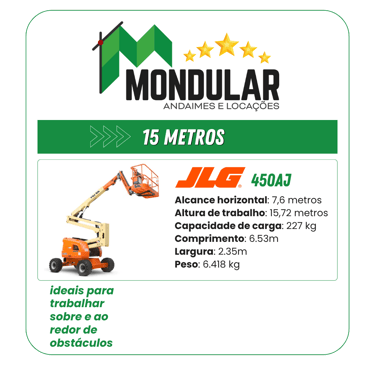 Plataforma elevatória JLG 450aj MONDULAR
