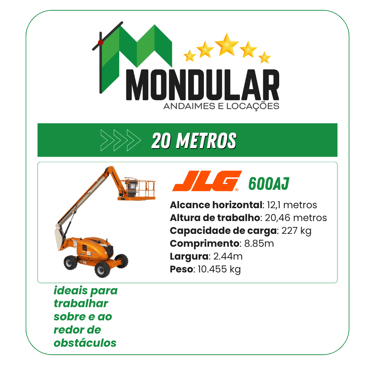 Plataforma elevatória JLG 600aj MONDULAR