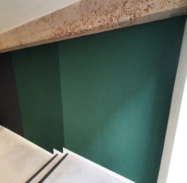 Akustinės audinio įtempimo sistemos DECOSONA su spaudiniu ir be spaudinio