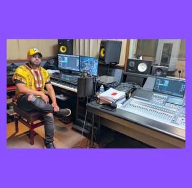 Entre micrófonos y emociones, Fabricio Torres creando su magia musical