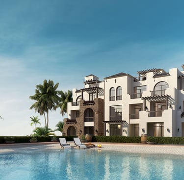 Luxury penthouse with sea view at Cala Sahl Hasheesh Red Sea, Hurghada.
