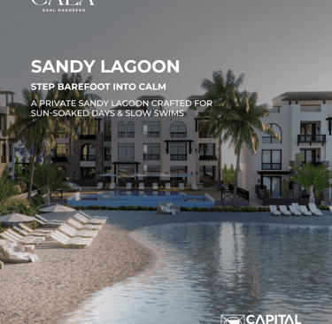 private sandy lagoon at cala sahl hasheesh