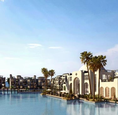 Exclusive penthouse suite with panoramic Red Sea views at Cala Sahl Hasheesh Hurghada.