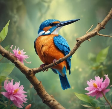 A vibrant and artistic representation of femininity celebrating life.