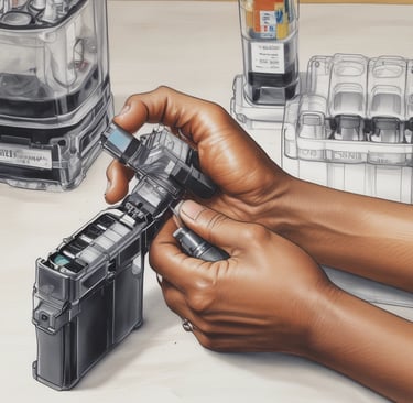 Refill of InkJet Cartridges