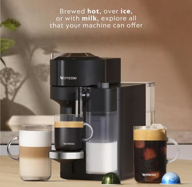 4. The Personal Barista Experience: Nespresso Vertuo Machines & Pods 