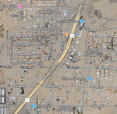 Map. Address. universal upholstery Inc 1785 Dunlap Rd, Fort Mohave, AZ 86426