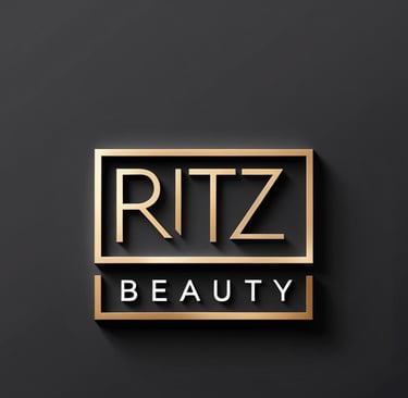 Ritz Beauty Logo Rose Gold