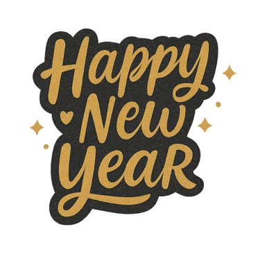 a happy new year's day with a happy new year's day