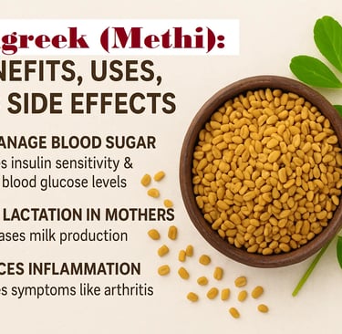 Fenugreek (Methi) – Benefits, Uses, and Side Effects
