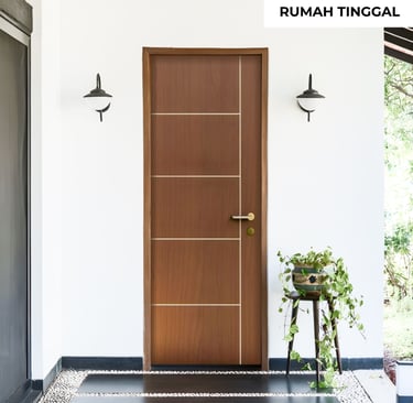 Pintu SWP lapisan HPL untuk rumah tinggal