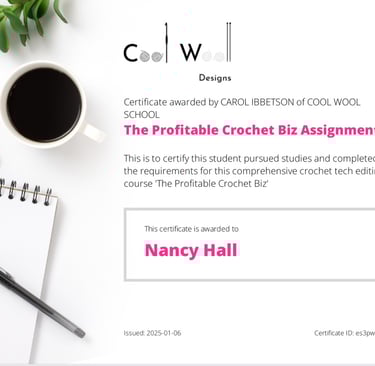 Tech Editing Certificate from Cool Wool School