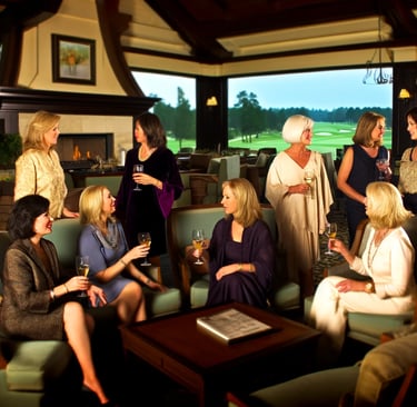 Achasta Ladies Club At The Achasta Community Club House In Dahlnoega Georgia