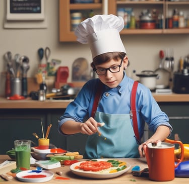 A website homepage displayed on a computer screen featuring a design made up of various letters and symbols, forming an artistic pattern around the central text that reads 'Midjourney'. Below the text, there are navigational options such as 'Join the Beta', 'Sign In', 'Getting Started', and 'Community Showcase'. The background is predominantly dark with white text.