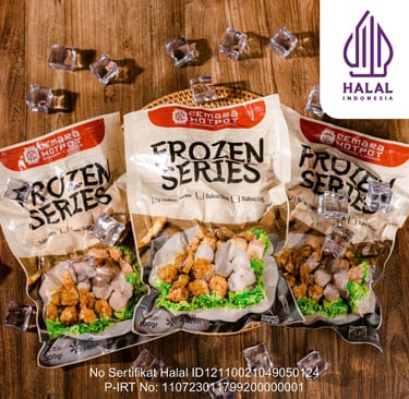 Frozen Lauk Hotpot dan Dimsum dari Cemara Hotpot bisa dibeli disini