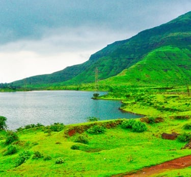 Serene lake near Railway Station, Igatpuri near Lakefield Apartments