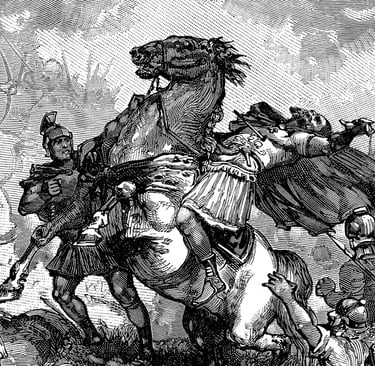 This illustration by unknown is from Cassell's Universal History, Volume II, 1890.