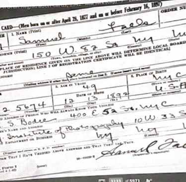 Samuel Fortune Falk Born 1892 New York