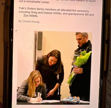 Zoe Falk is the daughter of Shannon Falk