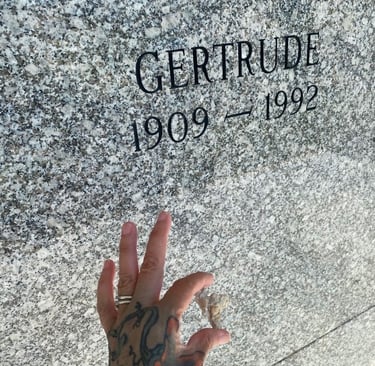 Grave of Gertrude Falk Hollywood Florida
