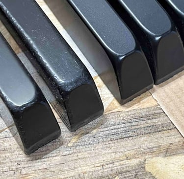 Clavier piano Diéses usés