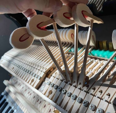Marteau décollé piano