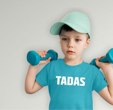 sportiniai marskineliai su vardu Tadas