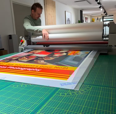 contre collage photo sur aluminium dibond