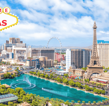 a cityscape of las vegas and the las vegas strip